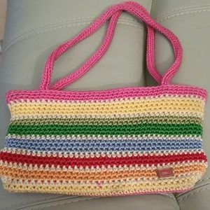 Small striped The Sak purse